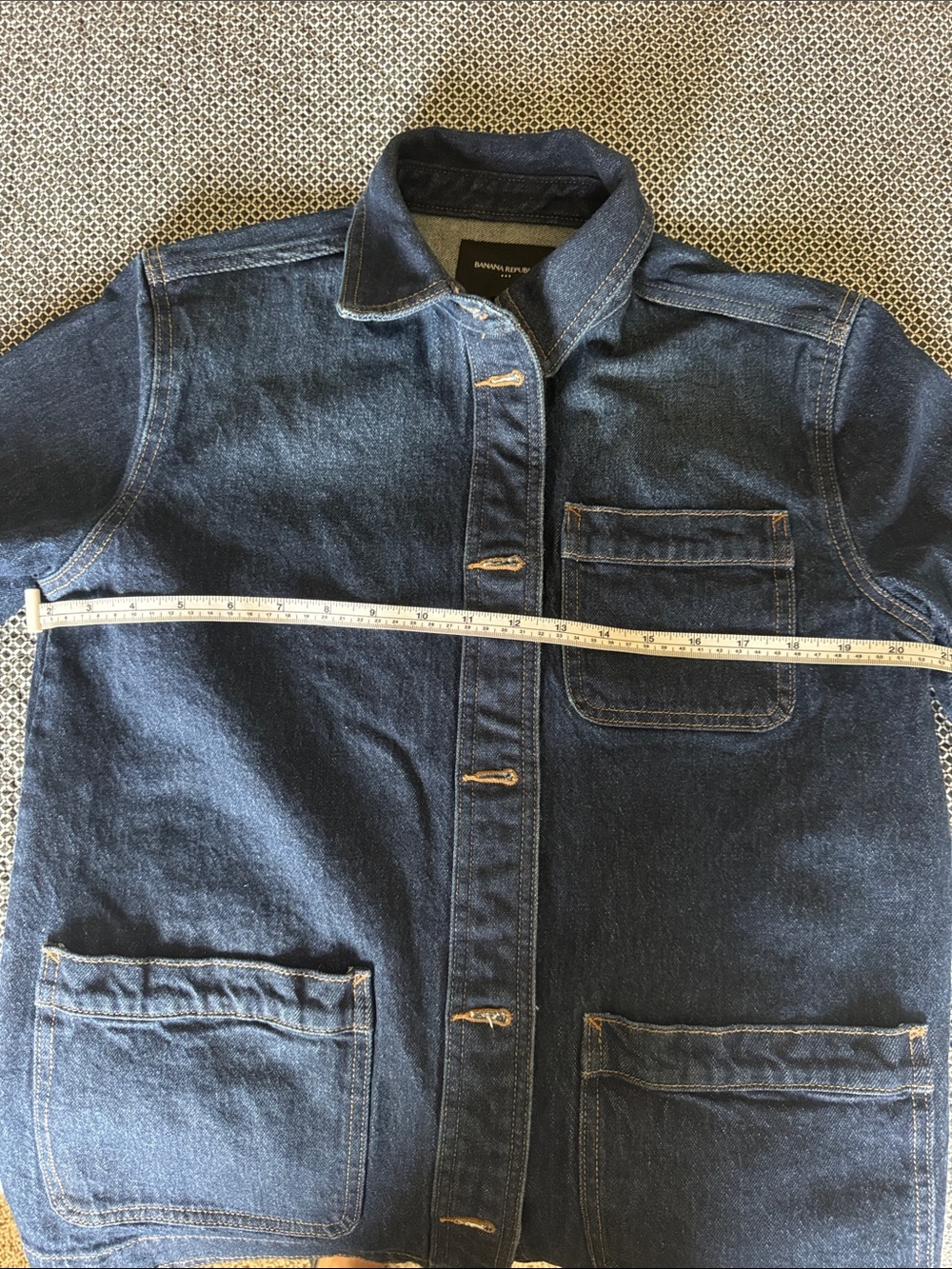 Banana Republic Dark Blue Denim Jacket - Picture 10 of 10